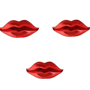 도매 새로운 디자인 여자 두꺼운 입 섹시한 입술 기술 재미있은 수지 빨간 입술 동상 벽 입술 조각품