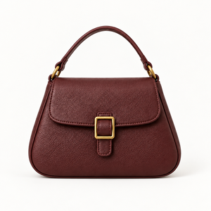 Bolso de Hombro Personalizado de PU con Solapa, Detalle de Hebilla y Correa Corta, OEM ODM - Product Image 1
