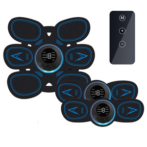 Masajeador abdominal portátil recargable para aliviar el dolor muscular Dispositivo de masaje de 6 modos - Product Image 4
