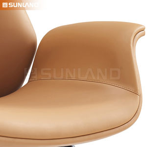 Sedia da ufficio girevole ergonomica per ufficio con schienale alto in pelle sintetica - Product Image 5