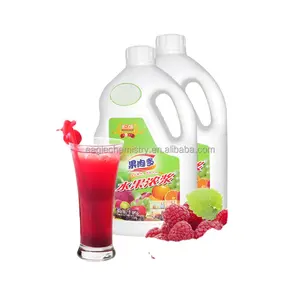 2023 Hot Selling Bubble Tea Dark Plum Flavor Concentrate Syrup Juice For Slush Machine