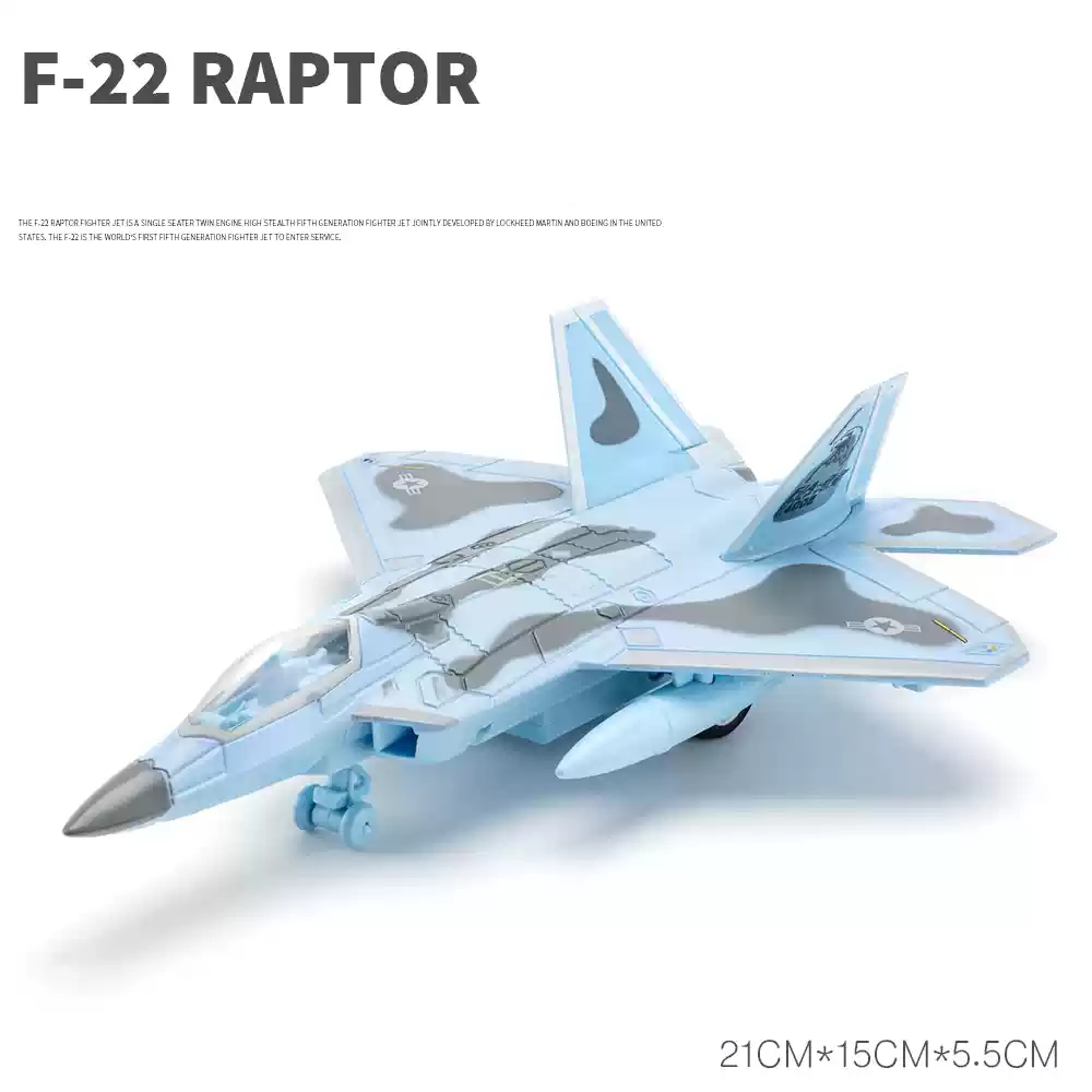 F22 bleu
