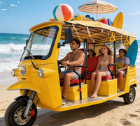Tricycle électrique homologué EEC & COC L5e-A pour le transport de passagers, véhicule Euro 5+ homologué pour la circulation sur route en UE