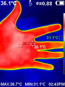 XEAST XE-30 Thermal Imager Scanner 2.8 \ "Color TFT Display 160*120 Resolução Controlador de Temperatura para Teste De Vazamento De Água OEM - Product Image 5