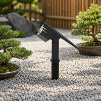 Lampe solaire LED de jardin compacte à induction corporelle, étanche IP64, pour extérieur, certifiée CE, type colonne - Meilleure vente