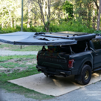 Auvent 270° pour voiture, auvents latéraux, tente de toit pour camping, camion, auvent 270° autoportant, tente 4x4 tout-terrain, porte-bagages de toit, boîtier rigide