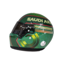 Casque miniature de moto style course 1:2 1:5 avec doublure épaisse, modèle de collection, souvenir, cadeau