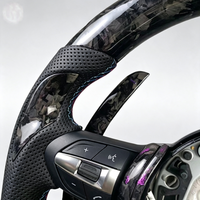 Volant sport en cuir violet et fibre de carbone forgée pour BMW X1 X2 X3 X4 X5 X6 F10 F11 F20 F30 F32 F36 F44 F13 F15 F85 F23
