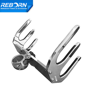 Reborn Pro + Quick Release Water Ski Rack Wakeboard Tower Rack Soporte de tablero pulido - Product Image 3