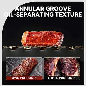 Sartén de Hierro Fundido para Asar Carne, para <span class=keywords><strong>Restaurante</strong></span> Comercial, Camping al Aire Libre, Plancha Portátil para Barbacoa - Product Image 4