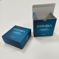 Boîte cadeau pliable en carton ondulé écologique avec impression couleur UV, logo personnalisé, dorure à chaud, emballage recyclable pour kit cosmétique