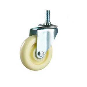 Rueda giratoria industrial de caucho negro con freno lateral para equipos móviles de servicio pesado, venta al por mayor de fábrica - Product Image 6