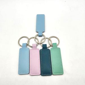 Porte-clés en cuir PU personnalisé, mini porte-clés créatif et accessoire pour clés de voiture, idéal pour les cadeaux promotionnels et la promotion de la marque d'entreprise - Product Image 4