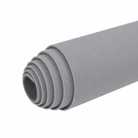 Tapis de yoga TPE antidérapant et insonorisant de 90 cm de large et 15 mm d'épaisseur, tapis d'exercice et de danse, impression de logo personnalisée disponible