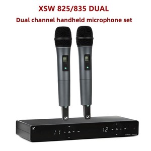 Micrófono Inalámbrico <span class=keywords><strong>de</strong></span> <span class=keywords><strong>Mano</strong></span> <span class=keywords><strong>SENNHEISER</strong></span> XSW 1-825 2-835 DUAL Profesional para Escenario/Conferencias/Actuaciones en Vivo, para Karaoke en Casa - Product Image 3