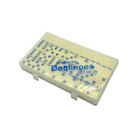 5010 Cognitive Domino Ramah Lingkungan Penjualan Langsung Pabrik Kotak Plastik Transparan Putih dengan Penutup Melamin