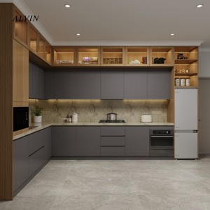 Meubles modernes pour <span class=keywords><strong>la</strong></span> maison, ensemble complet en bois massif avec fermeture douce et livraison gratuite pour salon et salle à manger - Product Image 3