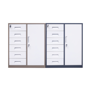 Meuble <span class=keywords><strong>de</strong></span> bureau <span class=keywords><strong>en</strong></span> <span class=keywords><strong>acier</strong></span> verrouillable, mobile, fin, avec roulettes, pour rangement sous le bureau - Product Image 5