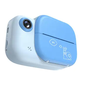 Relee Schattige Kinderen Print Camera Hd 1080P Kinderen Print Camera Voor Cadeau Kerst Halloween Cadeaus Voor 3 Jaar Oud Voor 4 Jaar