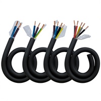 Cable de alimentación de caucho de baja excentricidad, impermeable, de 0.5-6mm², multinúcleo, para bomba sumergible de agua profunda en exteriores