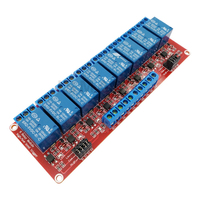 Module relais 1 2 4 6 8 canaux DC 5V 12V 24V avec optocoupleur / Déclenchement haut et bas niveau pour Raspberry Pi