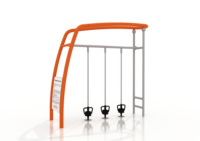 Equipo de Fitness para Exteriores de Acero Jiewei de Alta Calidad, 3600x1200x3350mm, 1 Año de Garantía, Entrenamiento Físico Juvenil