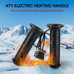 Poignées chauffantes 12V pour ATV, poignées de guidon chauffantes électriques réglables sur 3 niveaux, étanches IP67 pour véhicules tout-terrain ATV <span class=keywords><strong>Quad</strong></span> - Product Image 2