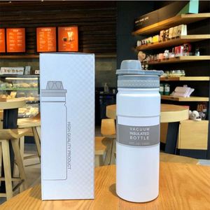 500ml Large Capacity Double Wall Stainless Steel Insulated Vacuum Flask Sports Portable Water <b>Bottle</b> - Product Image 1
