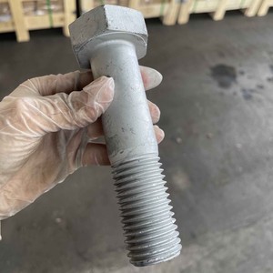 Sujetadores de alta resistencia A193 B7 A325 Heavy Hex Bolt Grade 8,8 Class 10,9 <span class=keywords><strong>HDG</strong></span> A153 - Product Image 2