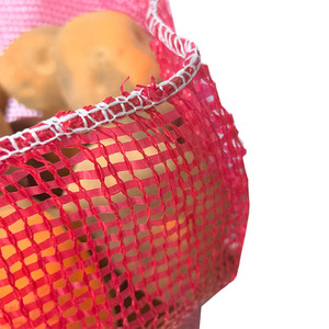 Strong Packing Capacity Fruit And Vegetable 25kg 50kg Onion Potato Pp Leno Mesh <b>Net</b> Drawstring <b>Bags</b> - Product Image 2