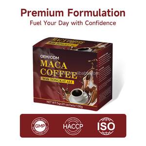 Café de Maca en Poudre Instantanée 5g x 20 Sachets – Gestion de l'Énergie pour Hommes – Complément Herbal Naturel - Product Image 6