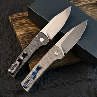 Couteau pliant RCS1101 en acier 8Cr13MoV, manche en alliage d'aluminium, couteau de poche tactique léger, outil de survie en camping, EDC
