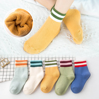 Ensemble de chaussettes pour bébé en gros, NOUVEAU 2021, chaussettes épaisses en coton peigné personnalisées pour nourrissons, chaussettes d'hiver pour enfants, tout-petits, enfants, mignonnes