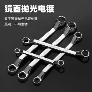 ชุดประแจแหวน Tuosen ขนาด 6-27 มม. แบบเมตริก ปลายคู่ ชุบโครเมียมขัดเงา เกรดอุตสาหกรรม - Product Image 2