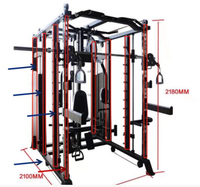 Entraîneur multifonctionnel à bas prix Cage de musculation Crossover de câbles Power Gym Squat Rack Machine pour l'entraînement à domicile