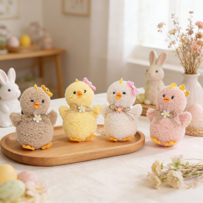 New Spring Easter Decorations Chick Lamb