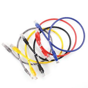 Personalización de marca Cable de red de área local de red CAT5 CAT5E de 1 metro para cámaras de monitoreo de servidores - Product Image 1