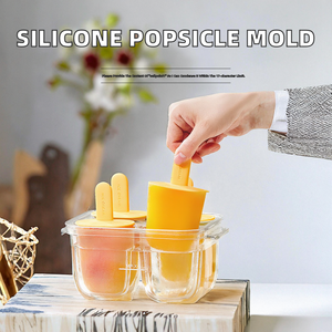Large Silicone Ice <b>Cream</b> Popsicle Mold & Machine-Reusable Homemade DIY - Product Image 2