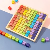Puzzle 3D éducatif Montessori, planche à chiffres, table de multiplication 99, jeux de société d'apprentissage des mathématiques, jouets pour enfants, garçons et filles