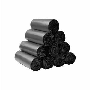 55-60 Gallon Black Industrial Leak-Proof Plastic Trash <b>Bags</b> Thickened HDPE Garbage <b>Bag</b> for Mall Use - Product Image 2