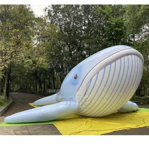 长巨型充气鲨鱼，定制充气动物氦气球