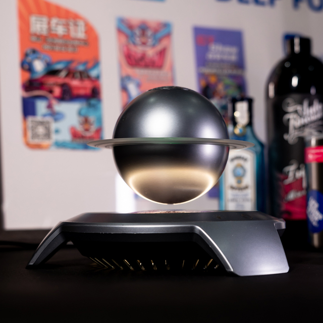 Magnetic levitating New design Saturn Music speaker Suspension 360° Rotation Audio HCNT Factory price