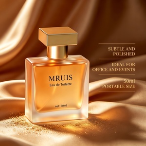 MRUIS Eau de Toilette Parfum Luxueux Longue Durée aux Notes Ambrées Boisées pour Banquets, Rendez-vous Galants et Usage Quotidien 50ml - Product Image 4