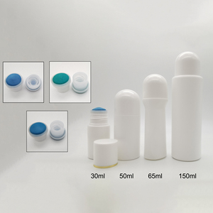 Botol aplikator plastik HDPE putih kosong 50ml dengan ujung spons kain tenun - Product Image 6