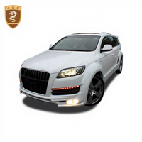 Pièces détachées Style JE Kit de carrosserie complet en fibre de verre Spoiler pour Audi Q7 Kit de carrosserie