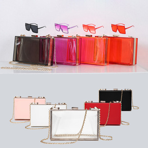 Bộ Ví Và Kính Bán Sỉ Trung Quốc Túi Acrylic Trong Suốt Ví Cầm Tay Kính Râm 2022 Ví Cầm Tay Trong Suốt Túi Buổi Tối - Product Image 4