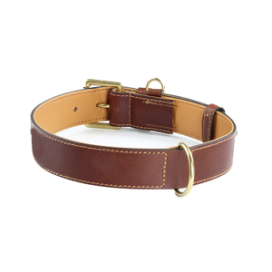 Collar de Cuero Sintético para Perro, Collar Lavable de Alta Calidad para Perro Mediano y Grande, Clásico Vegano - Product Image 3