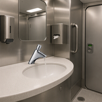 Les fabricants vendent des robinets de lavabo modernes de haute qualité, économiseurs d'eau, à commande unique et à fermeture automatique.
