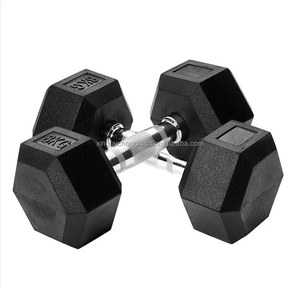 Haltères hexagonales en fonte solide <span class=keywords><strong>10KG</strong></span>/30KG Équipement d'entraînement physique pour hommes/femmes Acier pur avec couvercle en fer Usage domestique - Product Image 1