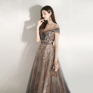 In Stock Fiesta Fashion Dresses Evening Gown Transparent Halter Style |  Alibaba.com